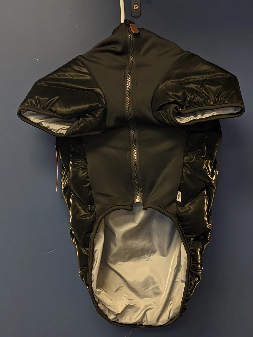 Dog's Quilt Puffer Jacket - Black - Size XL - New
